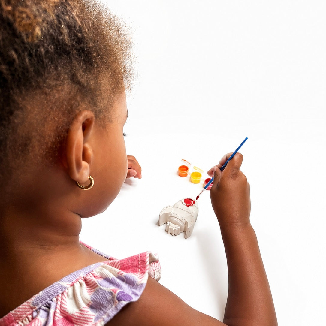 Rocket Plaster Painting Set