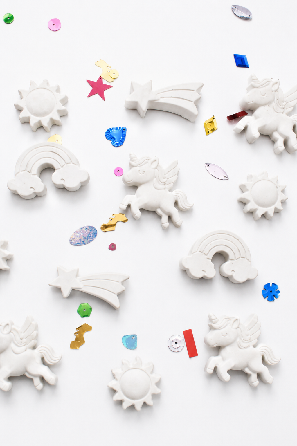 Unicorn Plaster Painting Set