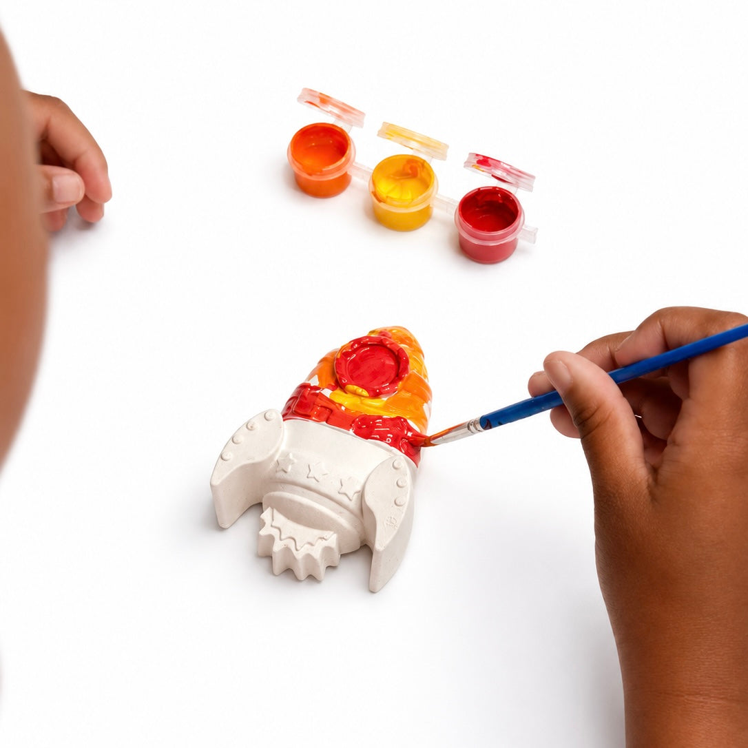 Rocket Plaster Painting Set