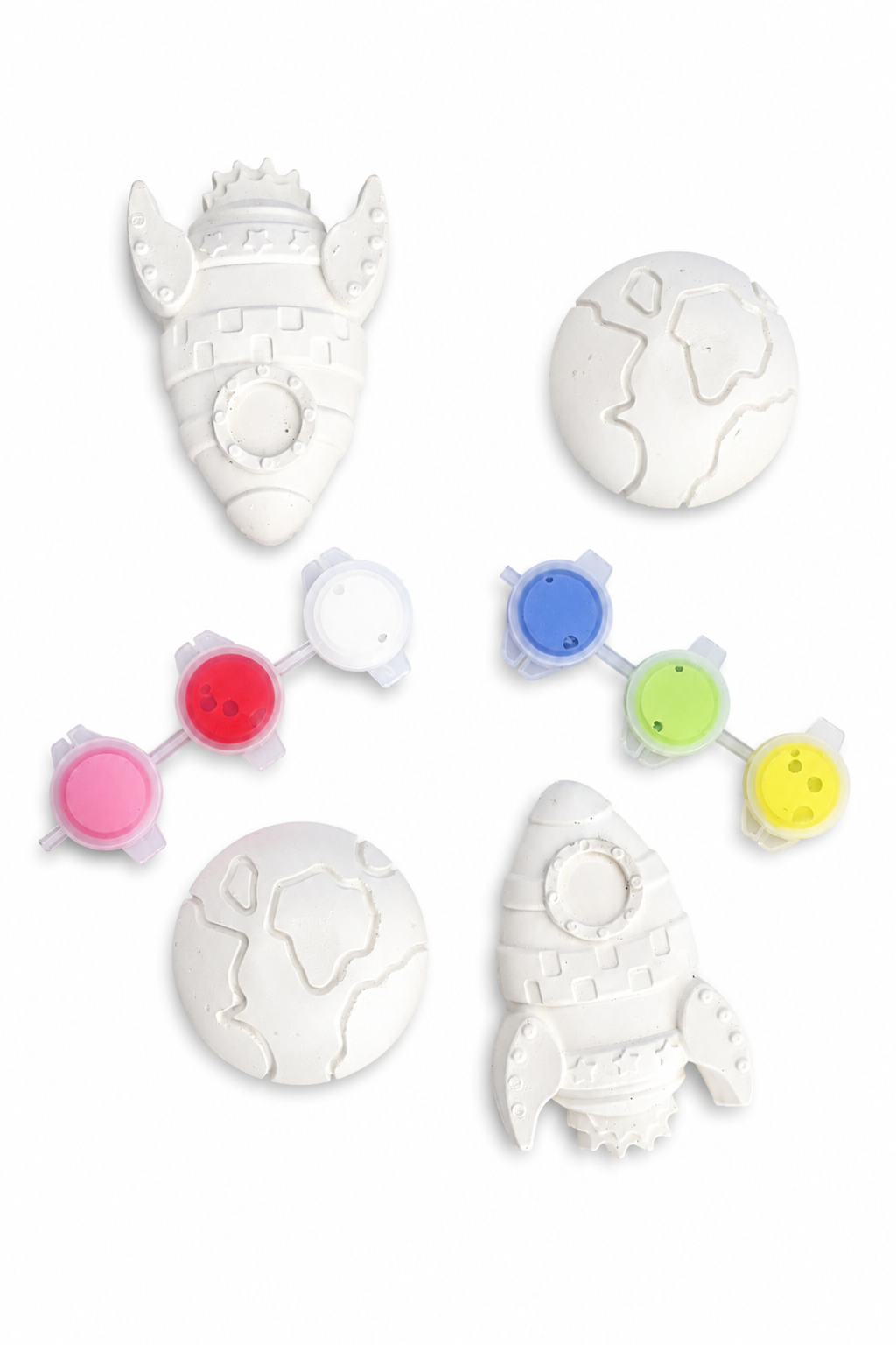 Rocket Plaster Painting Set