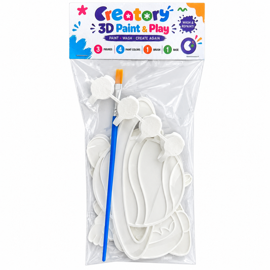 Packaged Space Explorer 3D Paint and Play kit with space-themed shapes