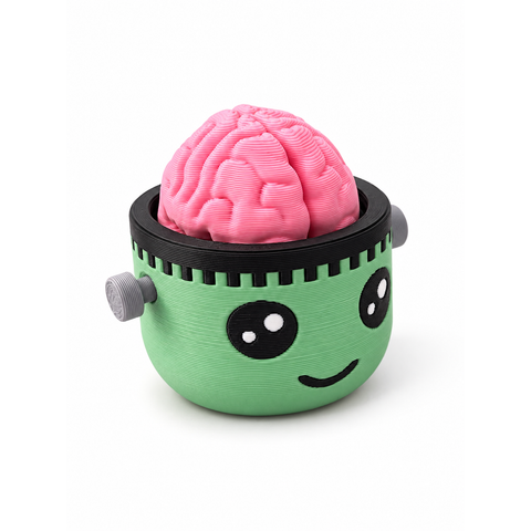 Frankie Brain Clicker Keychain
