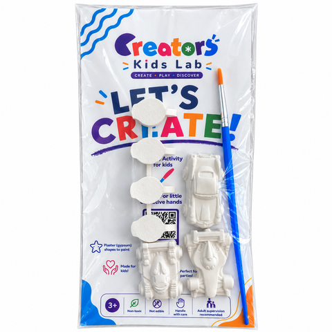 Ready, Set, Paint! Race Car Plaster Kit