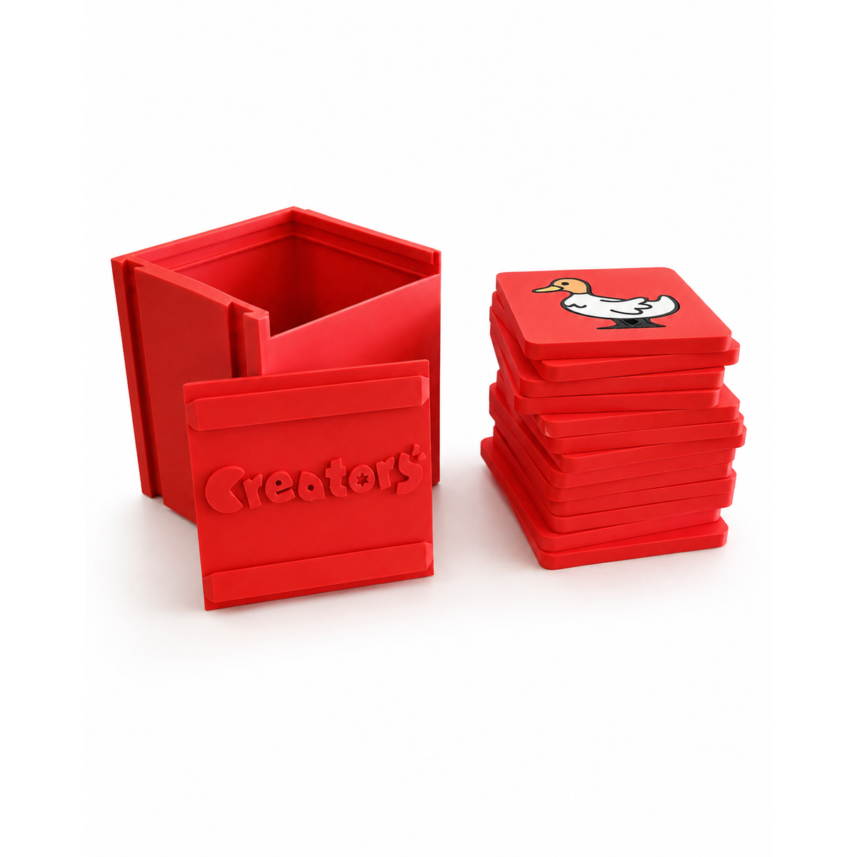 Farm Discovery 3D Puzzle tiles stacked next to case