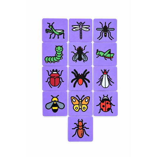 Insect Discovery 3D Puzzle - 13 piece tile grid