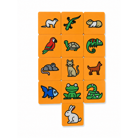 Pet Discovery 3D Puzzle - 13 piece tile grid