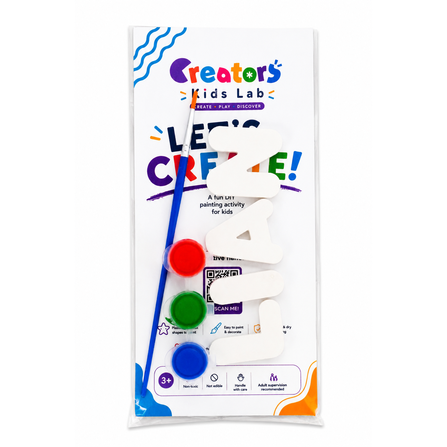 Personalized Plaster Name Painting Kit