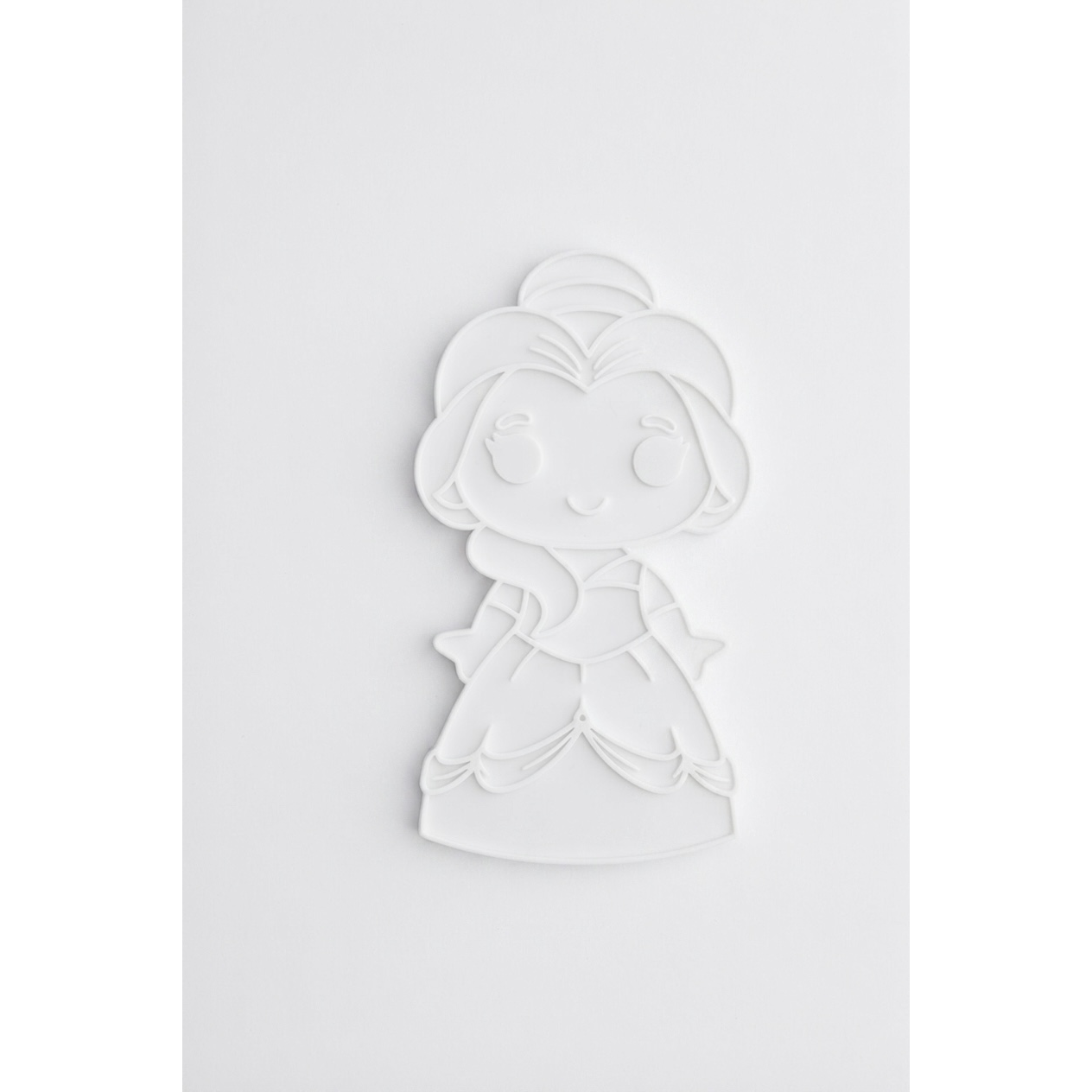 Unpainted 3D mermaid princess figure